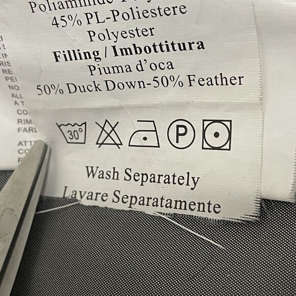 Compagnia Della Moda Brown Down Jacket Rabbit Fur Collar Women XS/S Alps Skiing - Picture 16 of 16